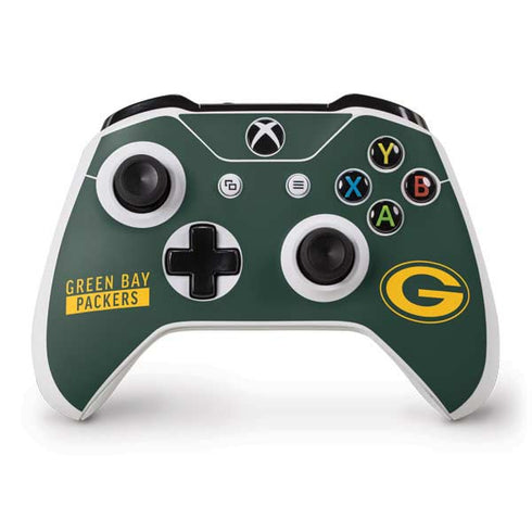 NFL Green Bay Packers Green Performance Series Xbox One S Controller Skin