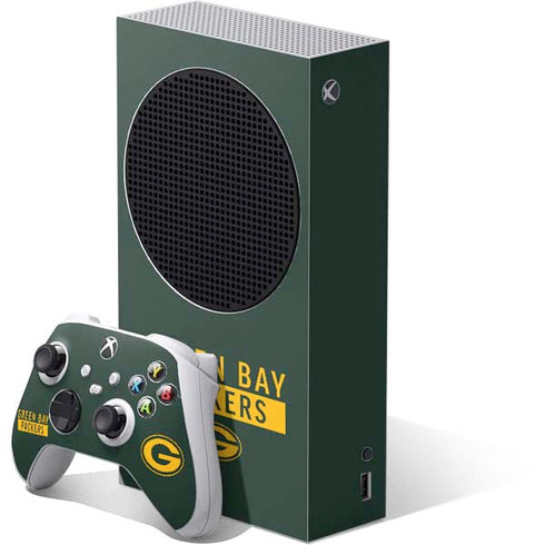 NFL Green Bay Packers Green Performance Series Xbox Series S Bundle Skin
