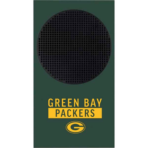 NFL Green Bay Packers Green Performance Series Xbox Series S Bundle Skin