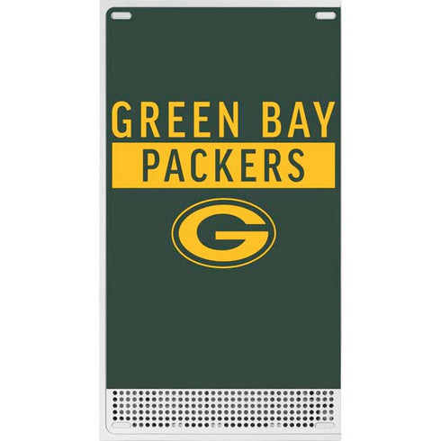 NFL Green Bay Packers Green Performance Series Xbox Series S Console Skin