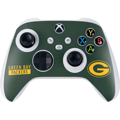 NFL Green Bay Packers Green Performance Series Xbox Series S Controller Skin