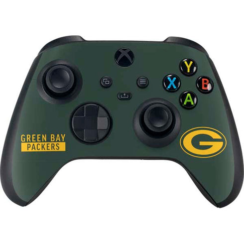 NFL Green Bay Packers Green Performance Series Xbox Series X Bundle Skin