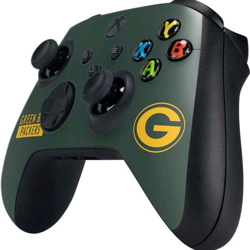 NFL Green Bay Packers Green Performance Series Xbox Series X Controller Skin