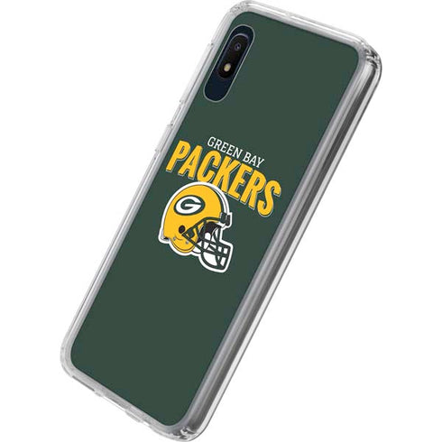 NFL Green Bay Packers Helmet Galaxy A10e Clear Case