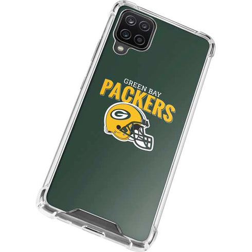 NFL Green Bay Packers Helmet Galaxy A12 Clear Case