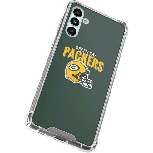 NFL Green Bay Packers Helmet Galaxy A13 5G Clear Case