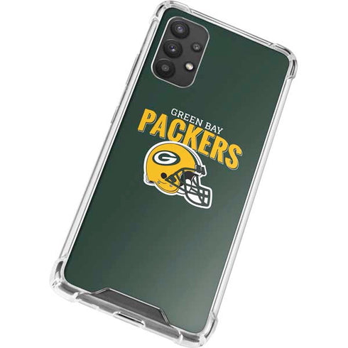 NFL Green Bay Packers Helmet Galaxy A32 5G Clear Case