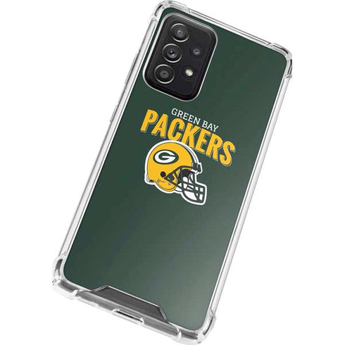 NFL Green Bay Packers Helmet Galaxy A52 5G Clear Case