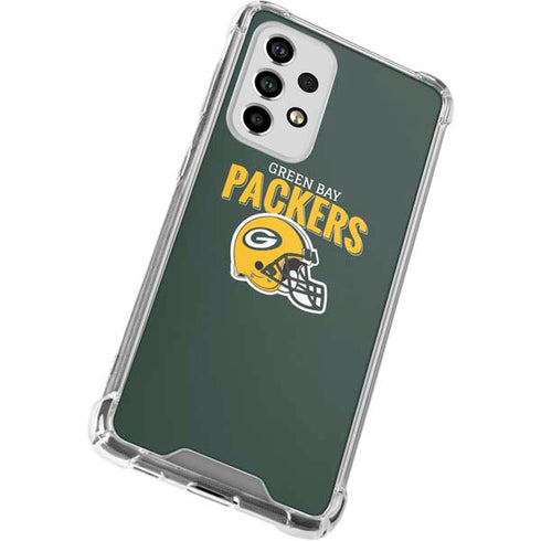 NFL Green Bay Packers Helmet Galaxy A53 5G Clear Case