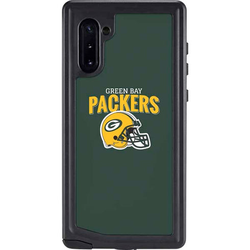 NFL Green Bay Packers Helmet Galaxy Note 10 Waterproof Case