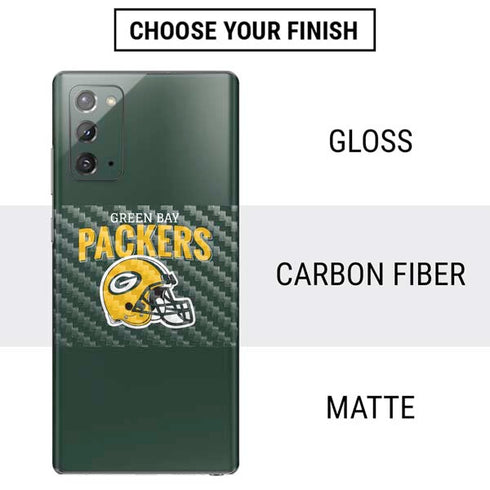 NFL Green Bay Packers Helmet Galaxy Note20 5G Skin