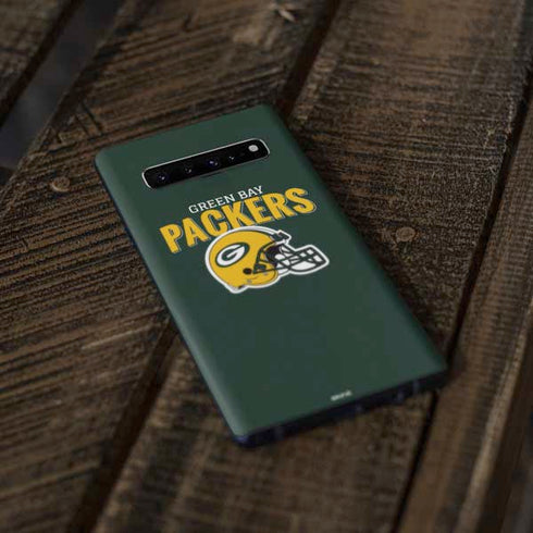 NFL Green Bay Packers Helmet Galaxy S10 Skin