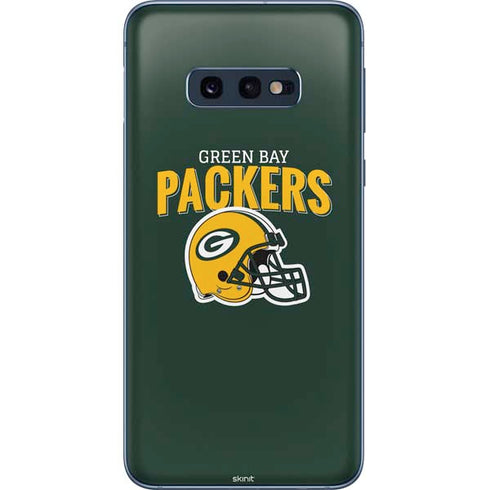 NFL Green Bay Packers Helmet Galaxy S10e Skin