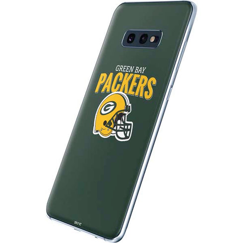 NFL Green Bay Packers Helmet Galaxy S10e Skin
