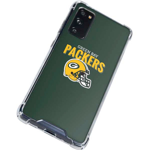 NFL Green Bay Packers Helmet Galaxy S20 FE Clear Case