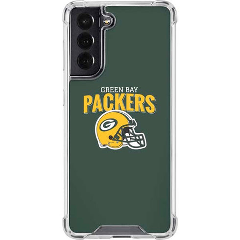NFL Green Bay Packers Helmet Galaxy S22 Clear Case