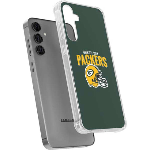 NFL Green Bay Packers Helmet Galaxy S24 Plus Clear Case