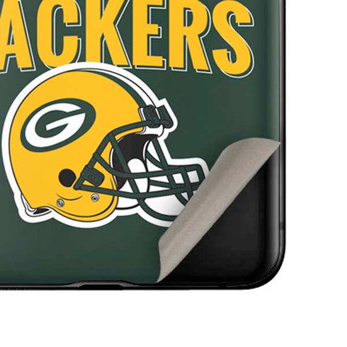 NFL Green Bay Packers Helmet Galaxy Z Flip Skin