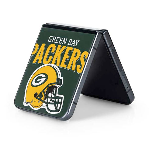 NFL Green Bay Packers Helmet Galaxy Z Flip5 5G Skin