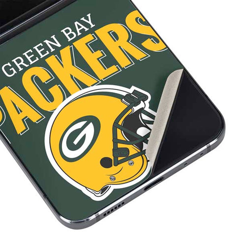 NFL Green Bay Packers Helmet Galaxy Z Flip5 5G Skin