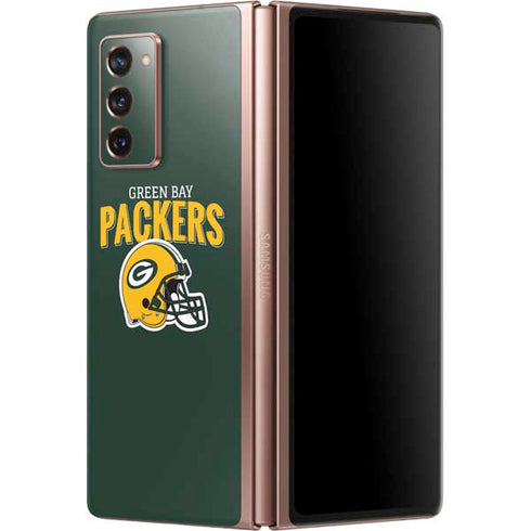 NFL Green Bay Packers Helmet Galaxy Z Fold2 5G Skin