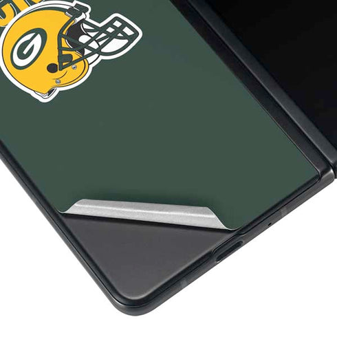 NFL Green Bay Packers Helmet Galaxy Z Fold4 5G Skin
