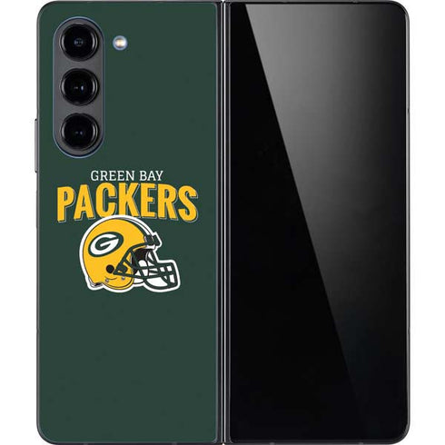 NFL Green Bay Packers Helmet Galaxy Z Fold5 5G Skin