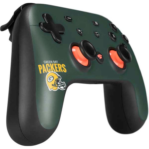 NFL Green Bay Packers Helmet Google Stadia Controller Skin