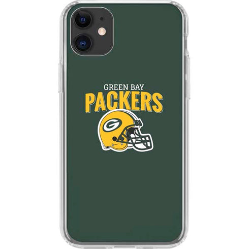 NFL Green Bay Packers Helmet iPhone 11 Clear Case