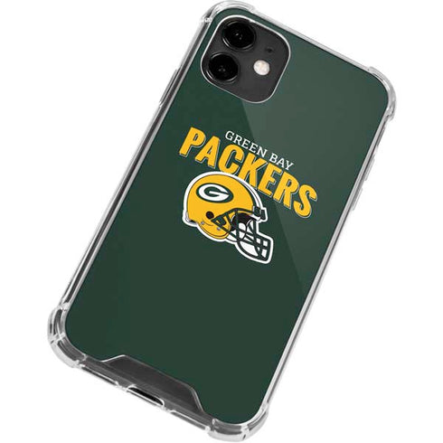 NFL Green Bay Packers Helmet iPhone 12 Clear Case
