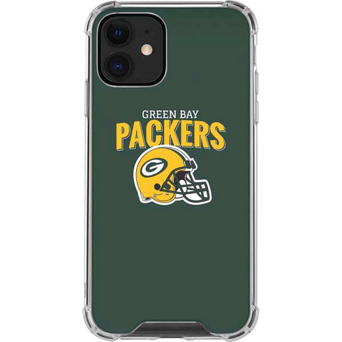 NFL Green Bay Packers Helmet iPhone 12 Mini Clear Case