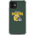 NFL Green Bay Packers Helmet iPhone 12 Mini Clear Case