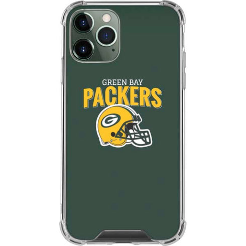 NFL Green Bay Packers Helmet iPhone 12 Pro Clear Case