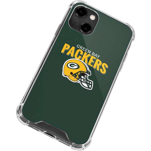 NFL Green Bay Packers Helmet iPhone 14 Clear Case