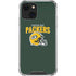 NFL Green Bay Packers Helmet iPhone 15 Plus Clear Case