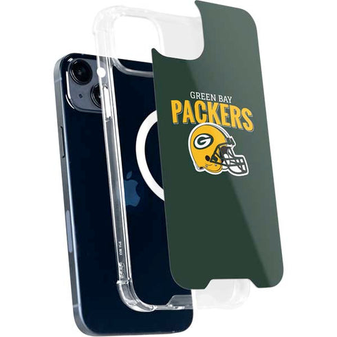 NFL Green Bay Packers Helmet iPhone 15 Plus MagSafe Case