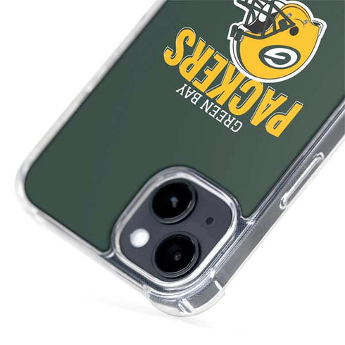 NFL Green Bay Packers Helmet iPhone 15 Plus MagSafe Case