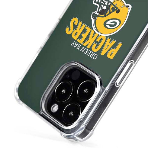 NFL Green Bay Packers Helmet iPhone 15 Pro MagSafe Case