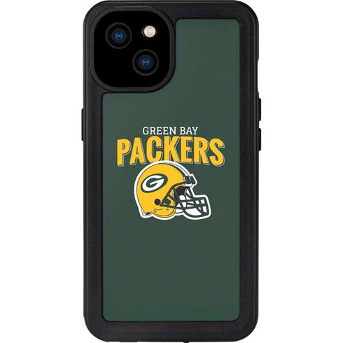 NFL Green Bay Packers Helmet iPhone 15 Plus Waterproof Case