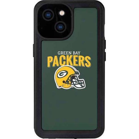 NFL Green Bay Packers Helmet iPhone 15 Waterproof Case