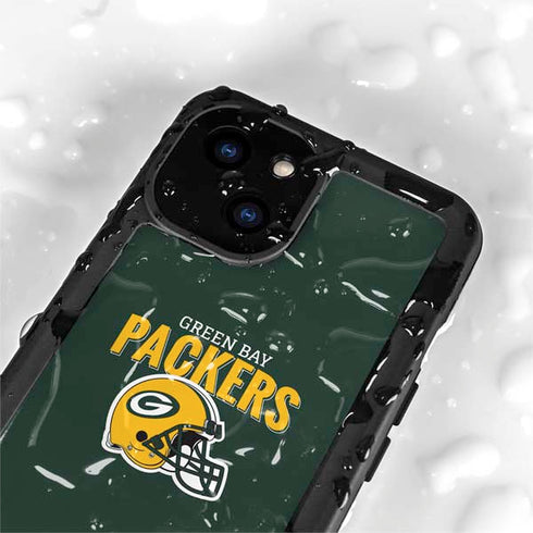 NFL Green Bay Packers Helmet iPhone 15 Waterproof Case