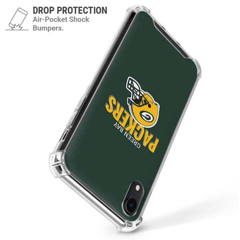 NFL Green Bay Packers Helmet iPhone XR Clear Case