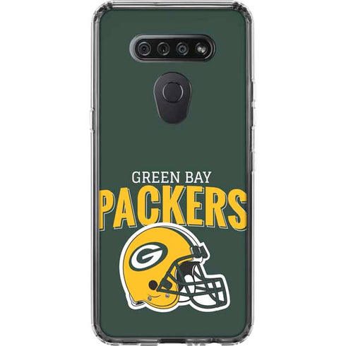 NFL Green Bay Packers Helmet LG K51/Q51 Clear Case