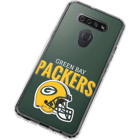 NFL Green Bay Packers Helmet LG K51/Q51 Clear Case