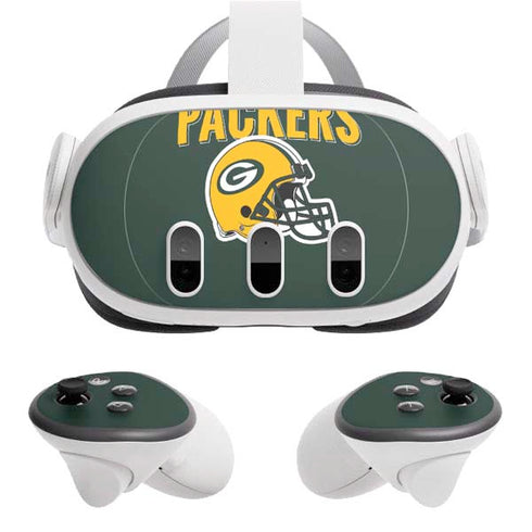 NFL Green Bay Packers Helmet Meta Quest 3 Skin