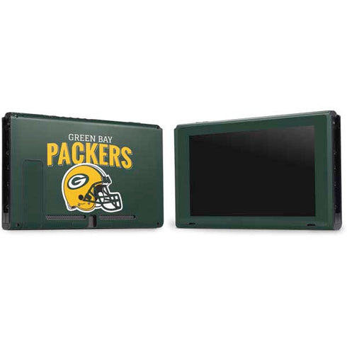 NFL Green Bay Packers Helmet Nintendo Switch Bundle Skin