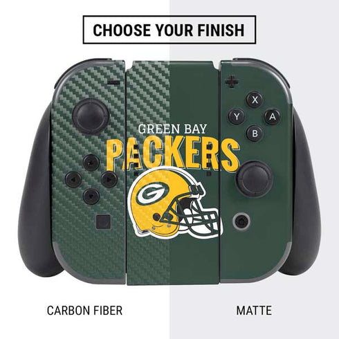 NFL Green Bay Packers Helmet Nintendo Switch Bundle Skin