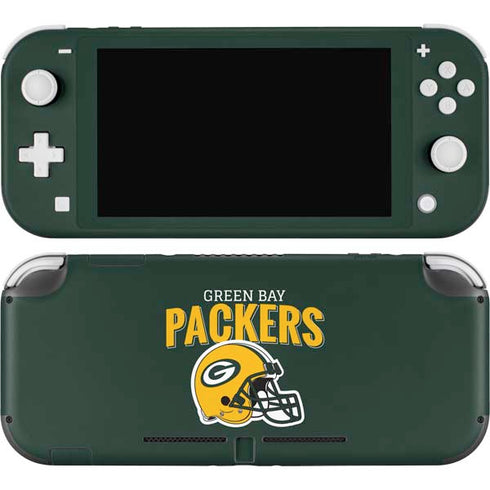 NFL Green Bay Packers Helmet Nintendo Switch Lite Skin