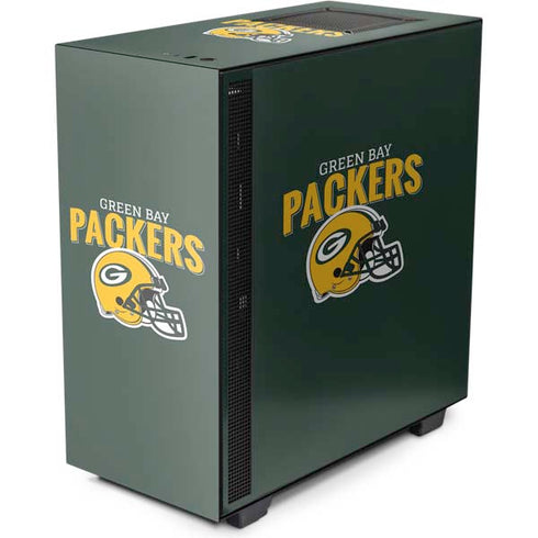 NFL Green Bay Packers Helmet NZXT H510 Compact ATX Mid-Tower Case Skin