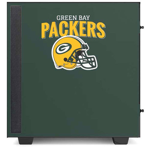 NFL Green Bay Packers Helmet NZXT H510 Compact ATX Mid-Tower Case Skin